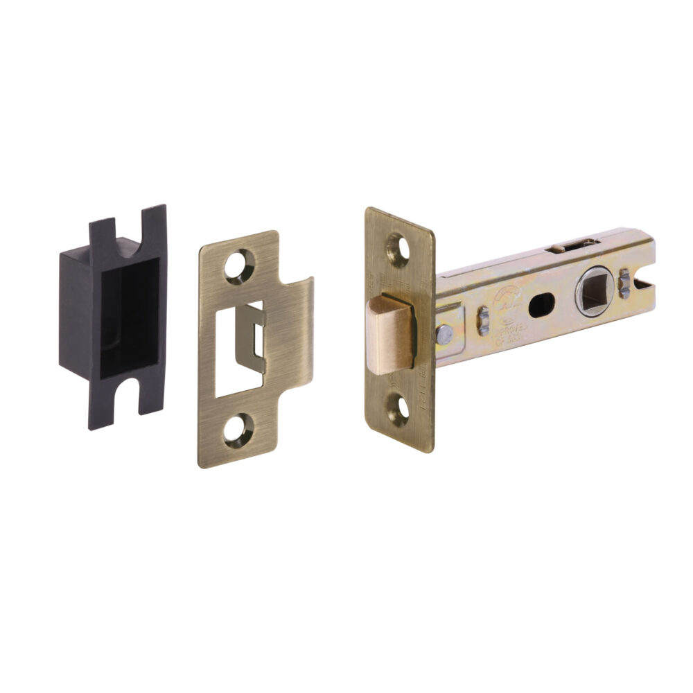 ABR 76mm UKCA/CE Tubular Latch cw box keep - Bolt Through