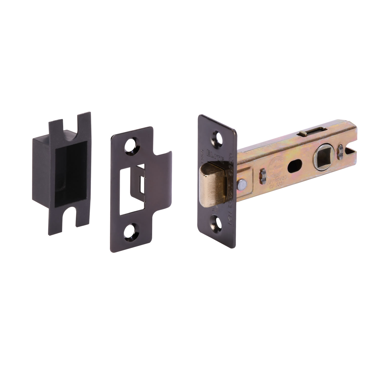 BNL 76mm UKCA/CE Tubular Latch cw box keep - Bolt Through