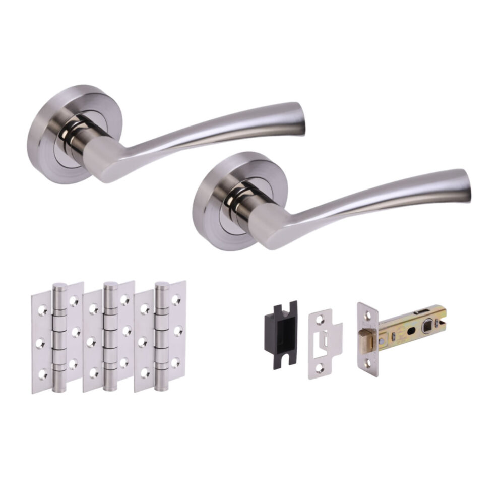 LOBO PNP/SNP Passage Doorpack (x3 76mm hinges) 76mm CE Latch