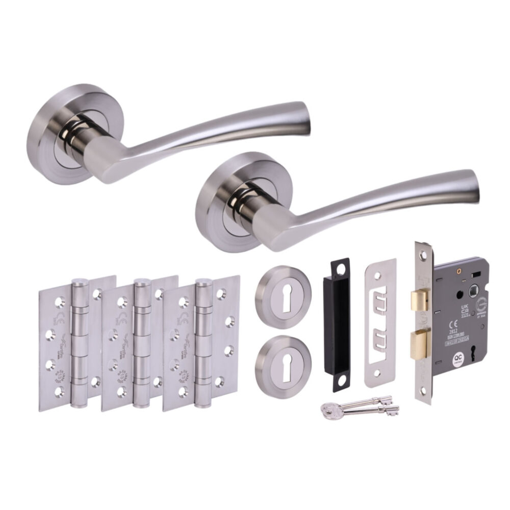 LOBO PNP/SNP Sashlock Doorpack (x3 102mm FD hinges) 76mm CE 3L Lock