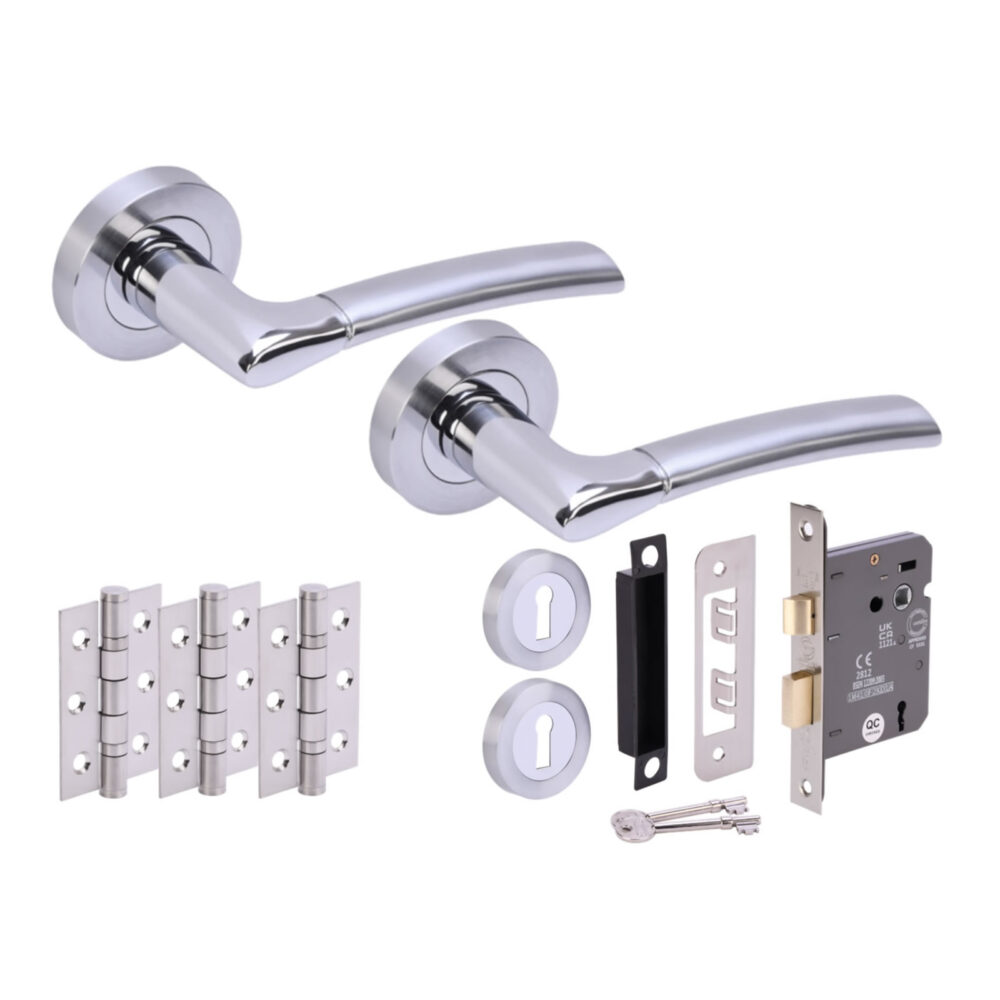 COLUMBA PCP/SCP Sashlock Doorpack (x3 76mm hinges) 76mm CE 3L Lock