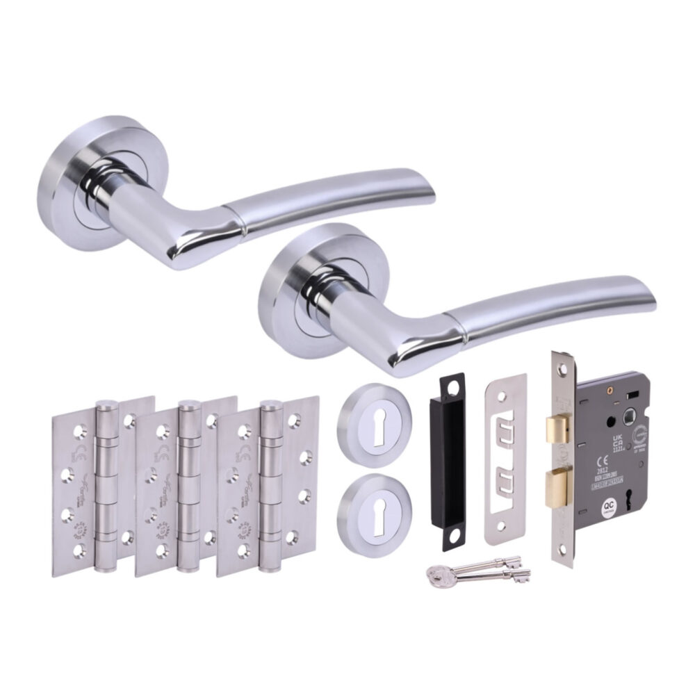 COLUMBA PCP/SCP Sashlock Doorpack (x3 102mm FD hinges) 76mm CE 3L Lock