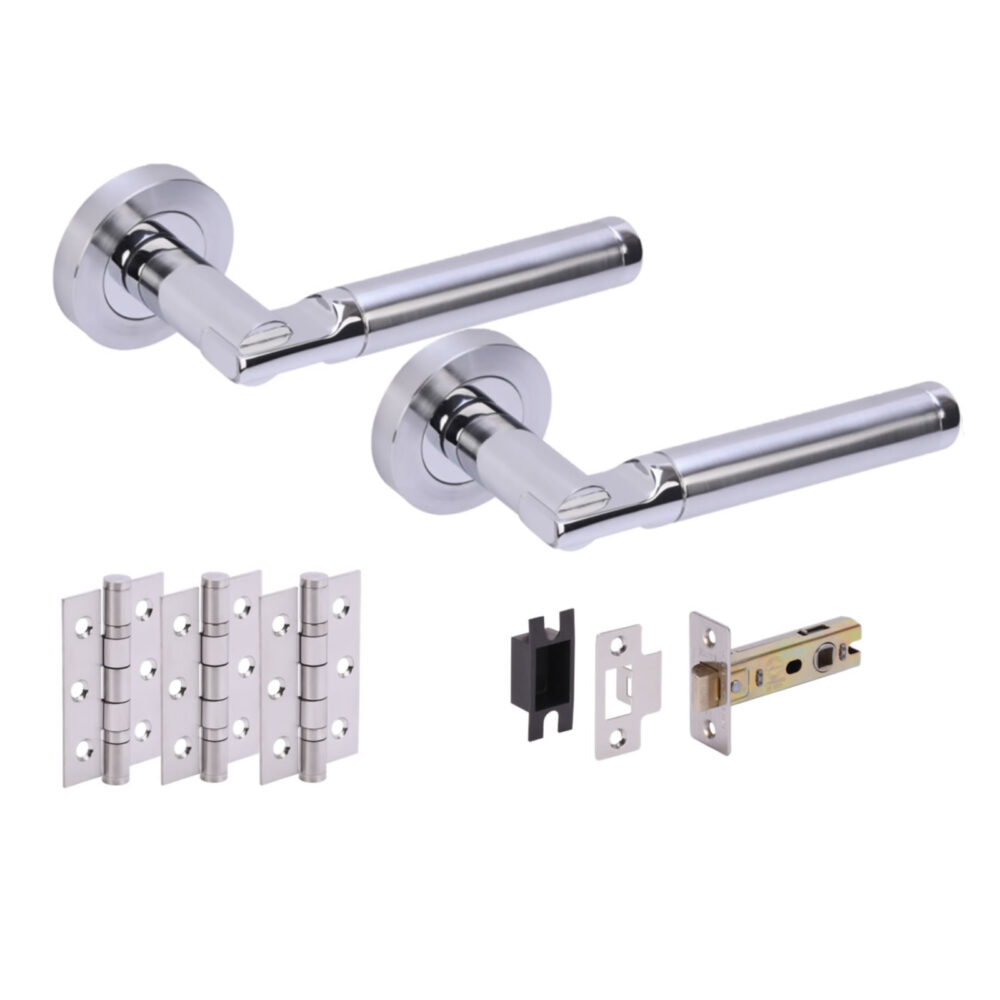 LACERTA PCP/SCP Passage Doorpack (x3 76mm hinges) 76mm CE Latch
