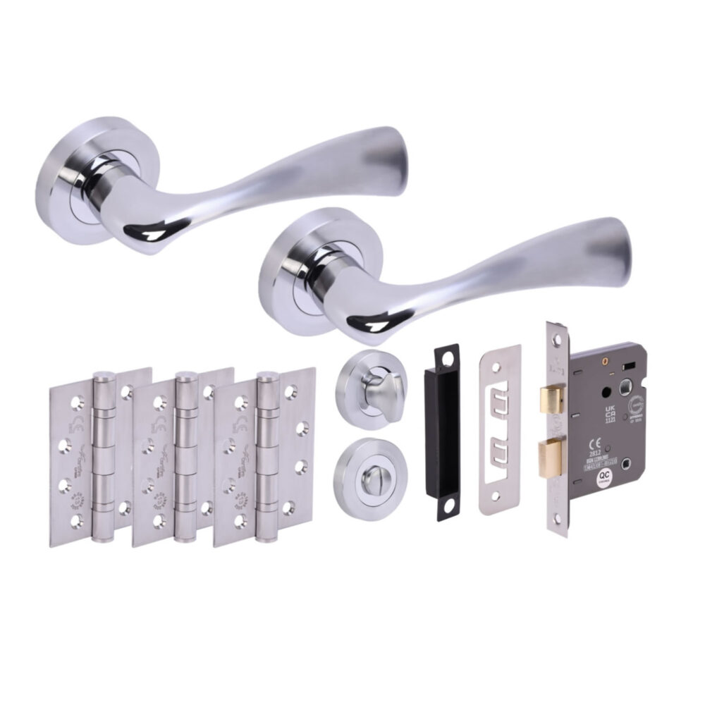 VOLANS PCP/SCP Bathroom Doorpack (x3 102mm FD hinges) 76mm CE Bathlock