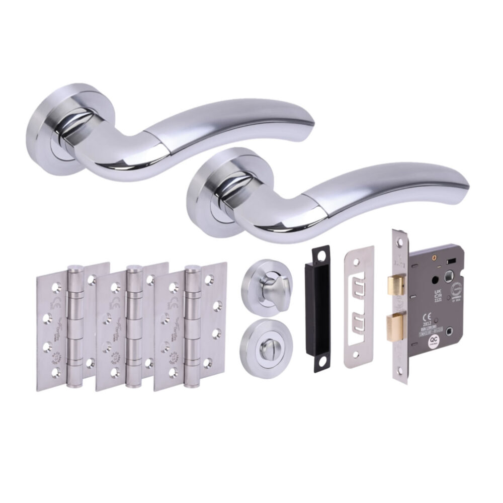 CORAX PCP/SCP Bathroom Doorpack (x3 102mm FD hinges) 76mm CE Bathlock
