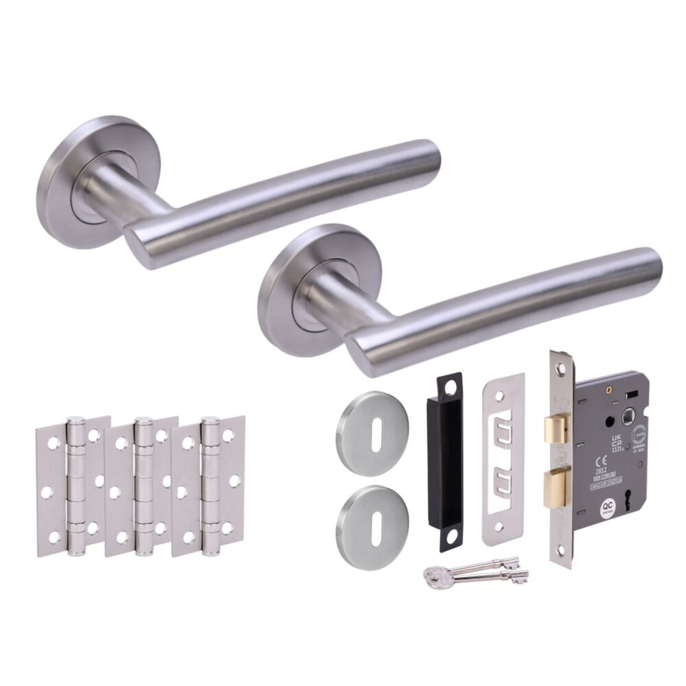MAGNA SSS Sashlock Doorpack (x3 76mm hinges) 76mm CE 3L Lock