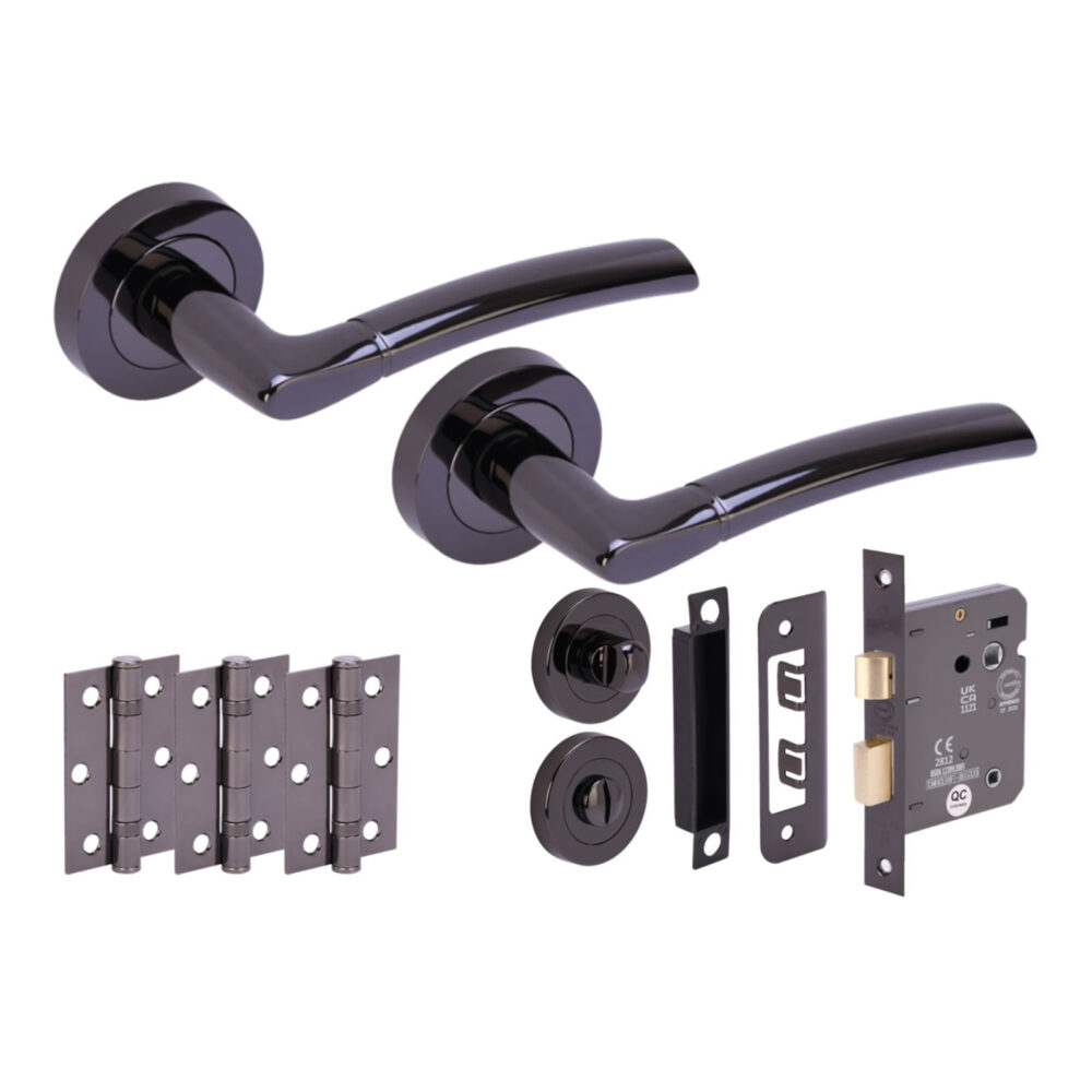 NEMO BNL Bathroom Doorpack (x3 76mm hinges) 76mm CE bathlock