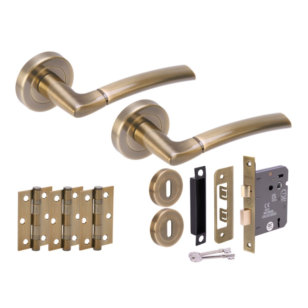NEMO ABR Sashlock Doorpack (x3 76mm hinges) 76mm CE 3L Lock