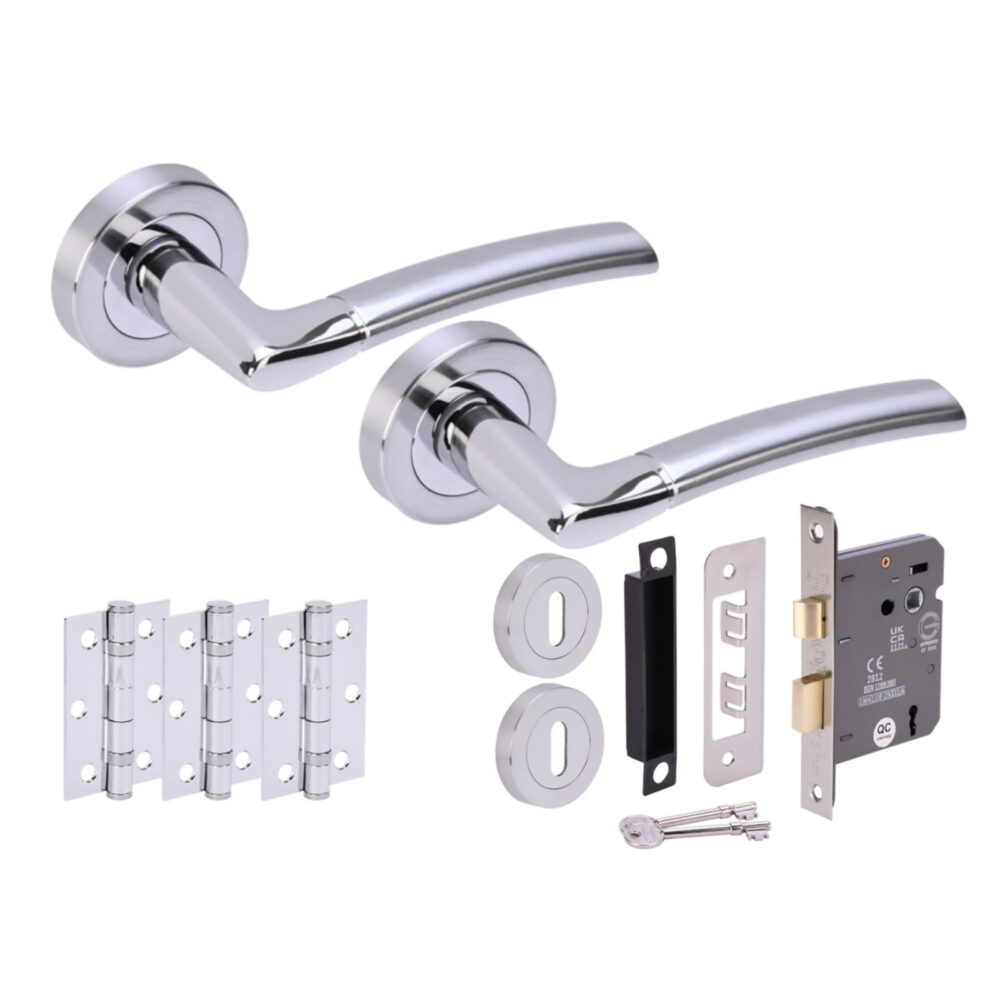 NEMO PCSCP Sashlock Doorpack (x3 76mm hinges) 76mm CE 3L Lock