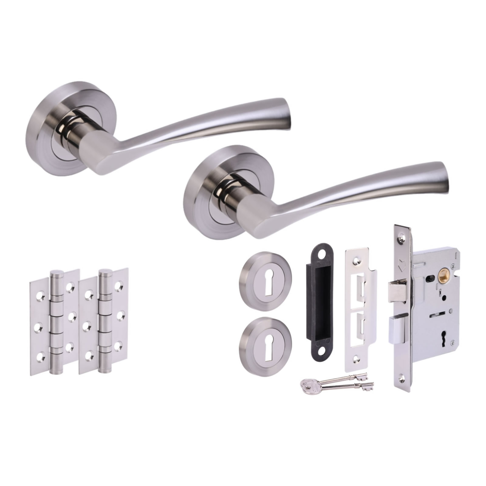 LOBO PNP/SNP Sashlock Doorpack (x2 76mm hinges) 76mm Sashlock