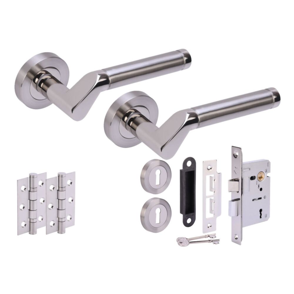 TUCANA PNP/SNP Sashlock Doorpack (x2 76mm hinges) 76mm Sashlock