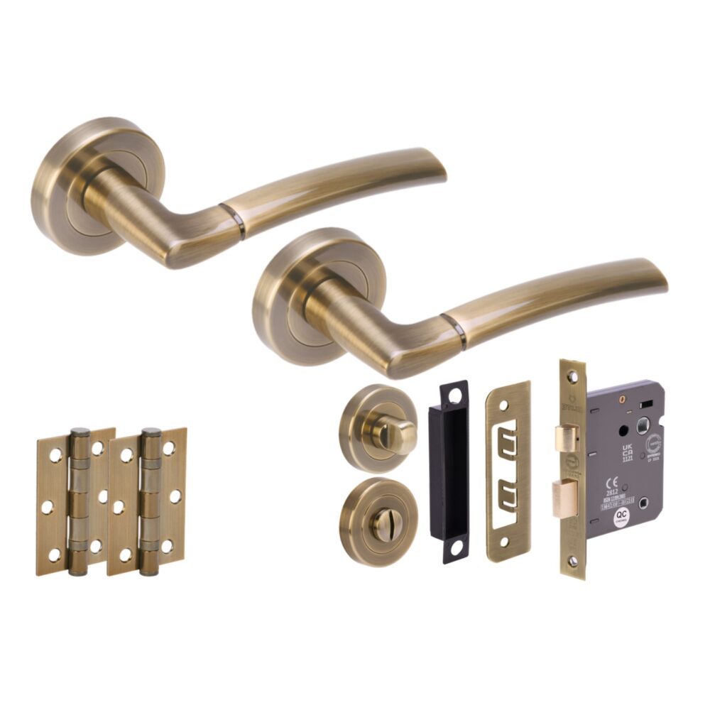 NEMO ABR Bathroom Doorpack (x2 76mm hinges) 76mm CE Bathroom Lock