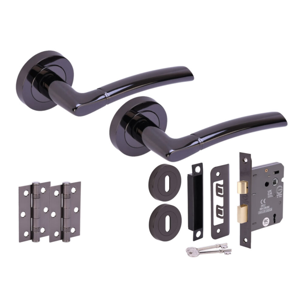 NEMO BNL Sashlock Doorpack (x2 76mm hinges) 76mm CE Sashlock