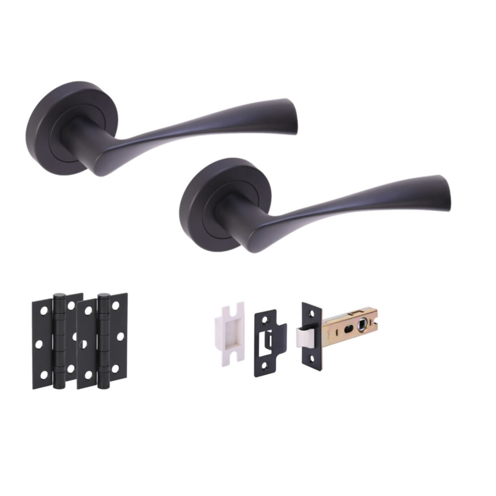 ZENA BM Passage Doorpack (x2 hinges) PREM Latch