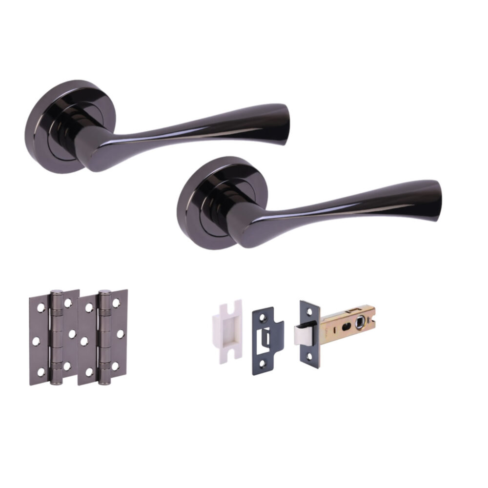 ZENA BNL Passage Doorpack (x2 hinges) PREM Latch