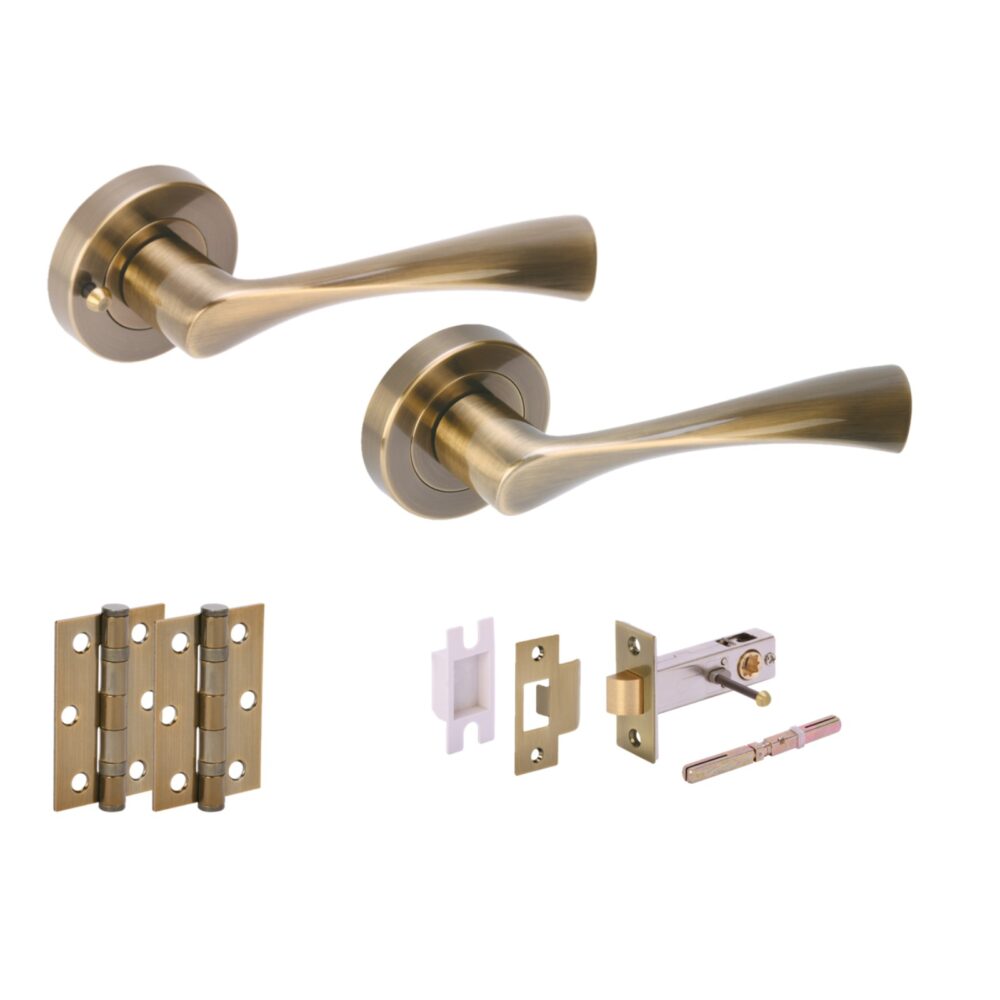 ZENA ABR Privacy Doorpack (x2 hinges) PREM Latch