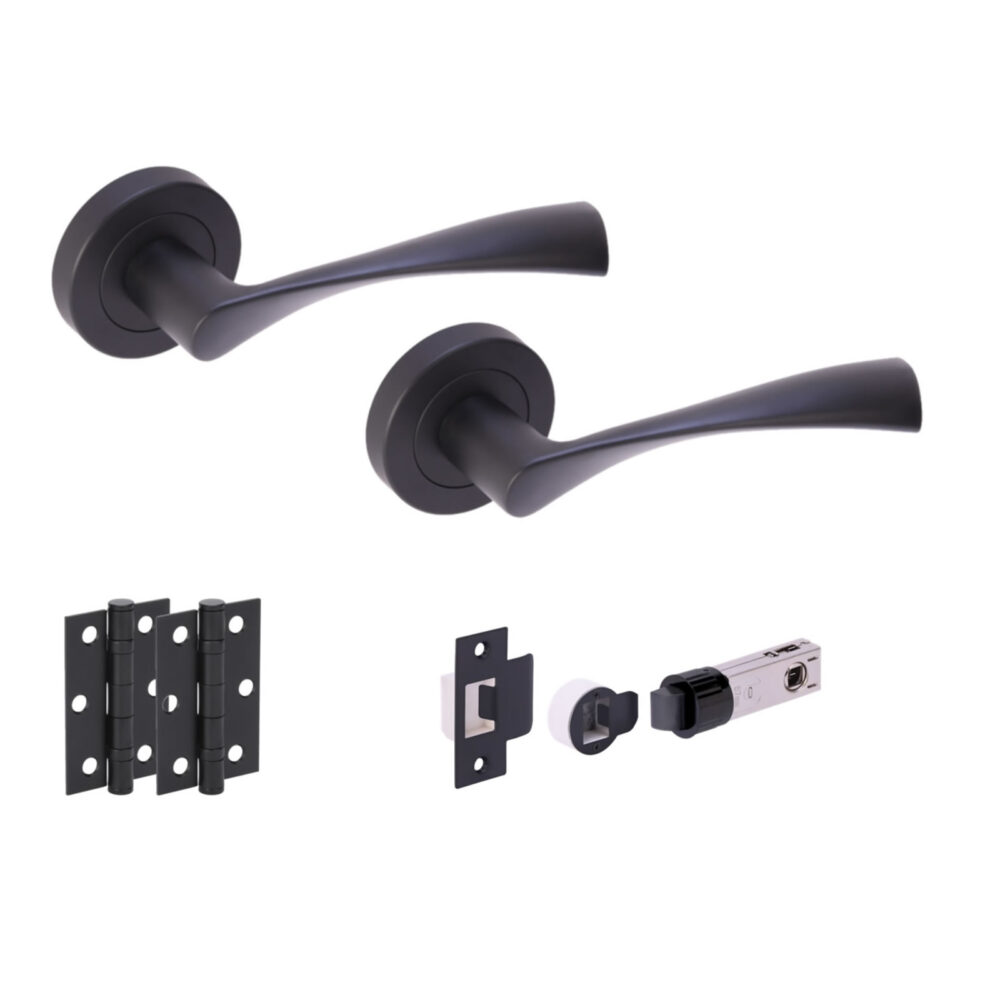 ZENA BM Passage Doorpack (x2 hinges) BULLET Latch
