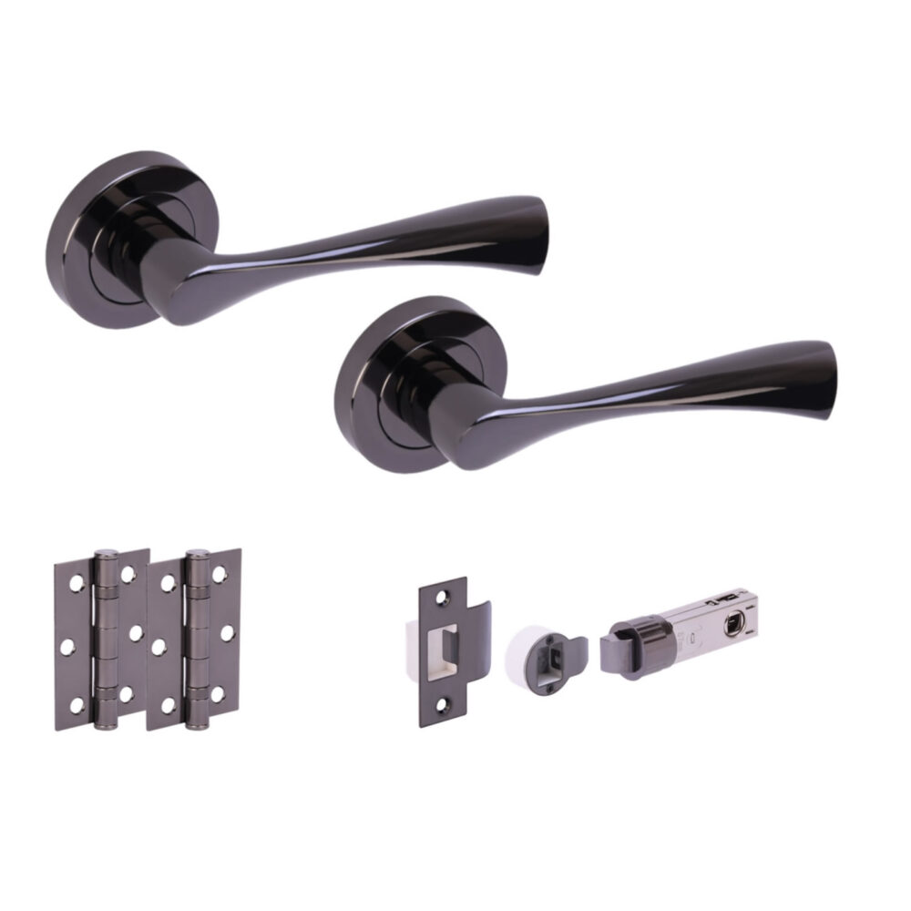 ZENA BNL Passage Doorpack (x2 hinges) BULLET Latch