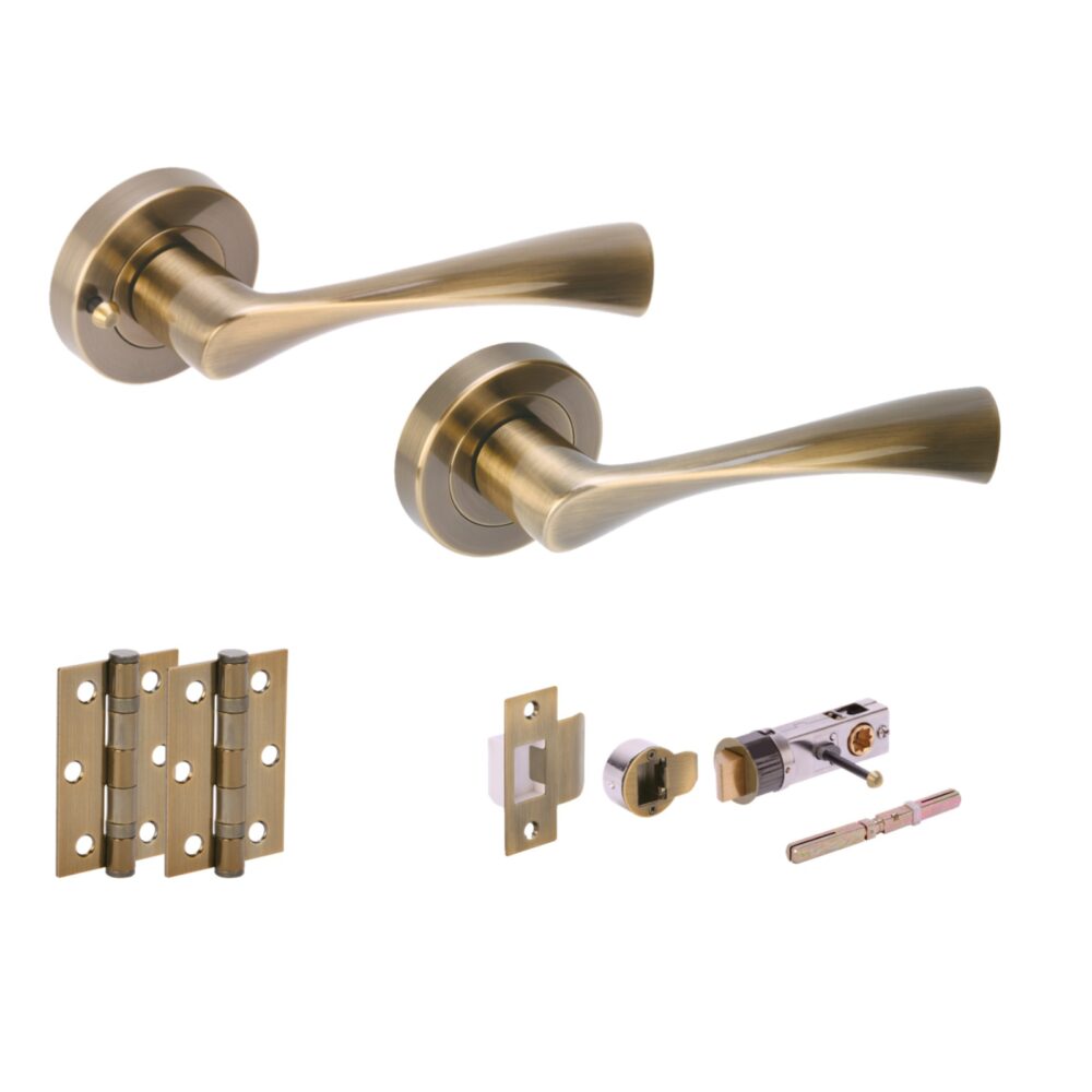 ZENA ABR Privacy Doorpack (x2 hinges) BULLET Latch