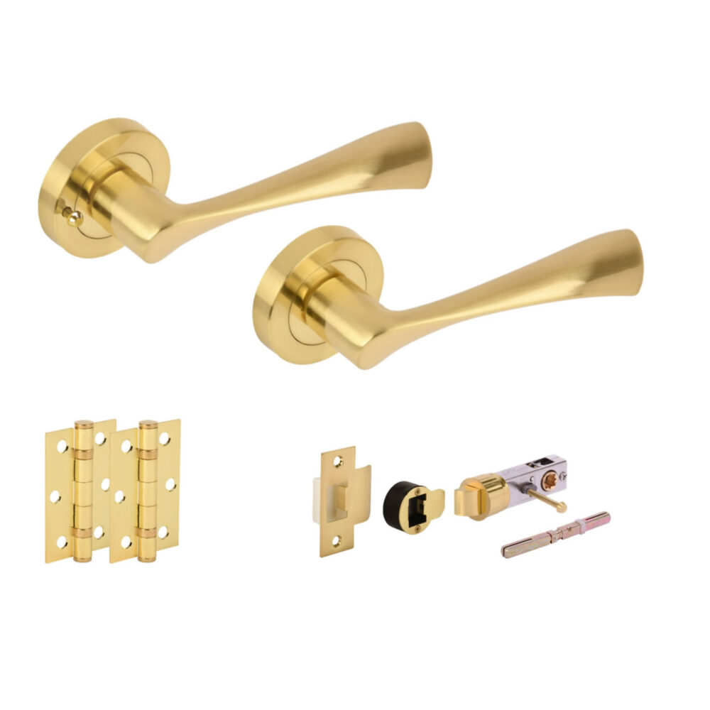 ZENA SB Privacy Doorpack (x2 hinges) BULLET Latch