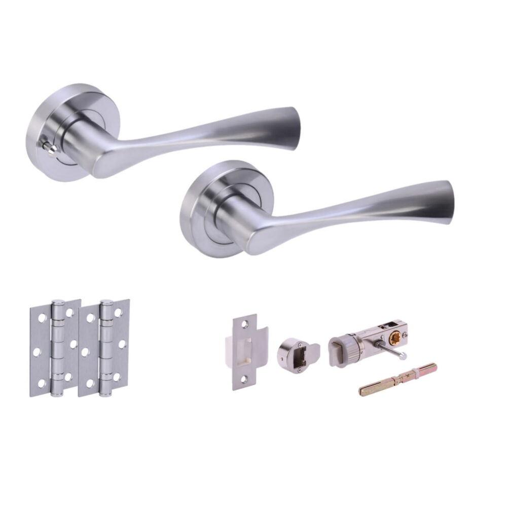 ZENA SCP Privacy Doorpack (x2 hinges) BULLET Latch