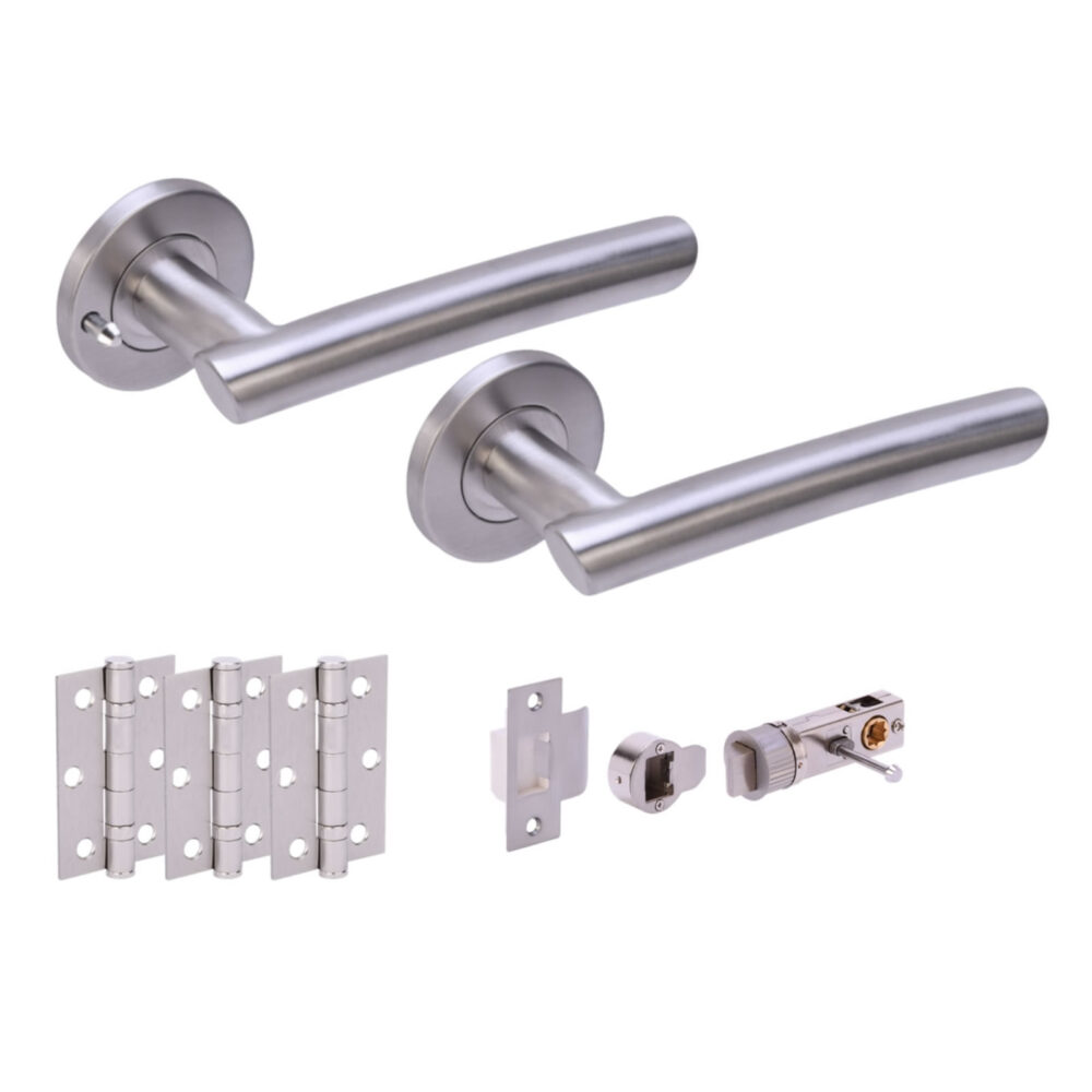 MAGNA SSS Privacy Doorpack (x3 hinges) BULLET Latch