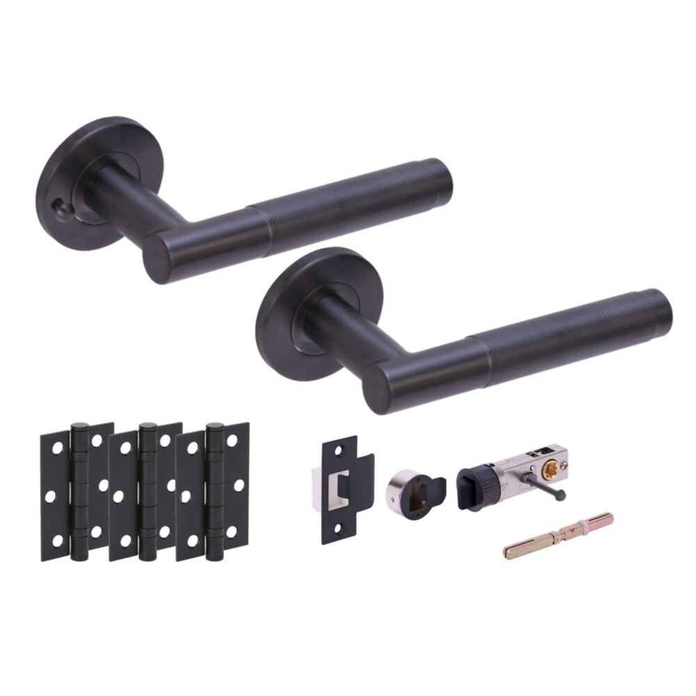 KOTOR Knurled GG Privacy Doorpack (x3 hinges) BULLET Latch