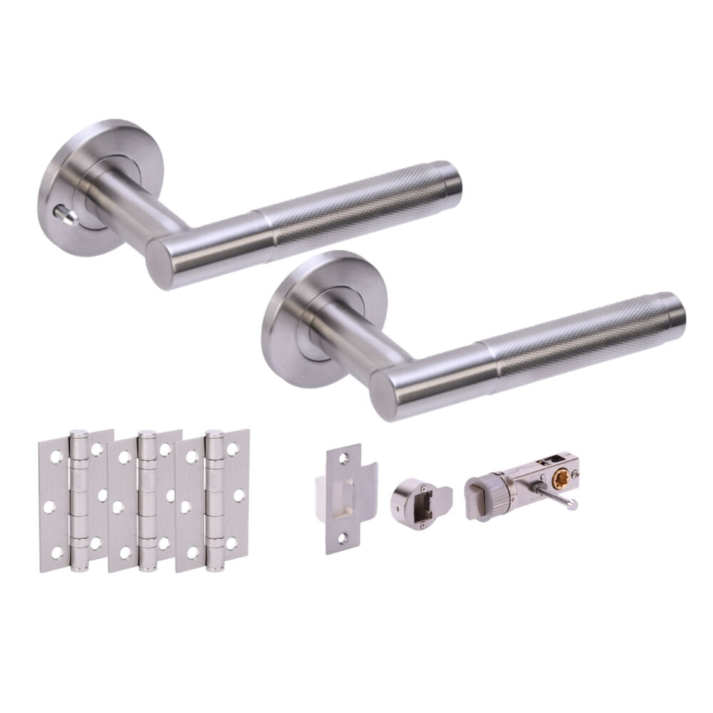 KOTOR Knurled SSS Privacy Doorpack (x3 hinges) BULLET Latch