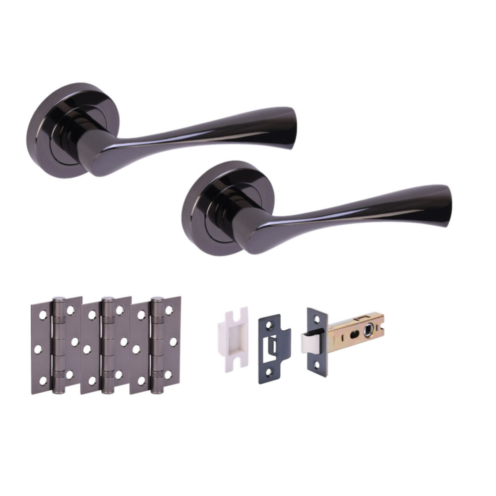 ZENA BNL Passage Doorpack (x3 hinges) PREM Latch