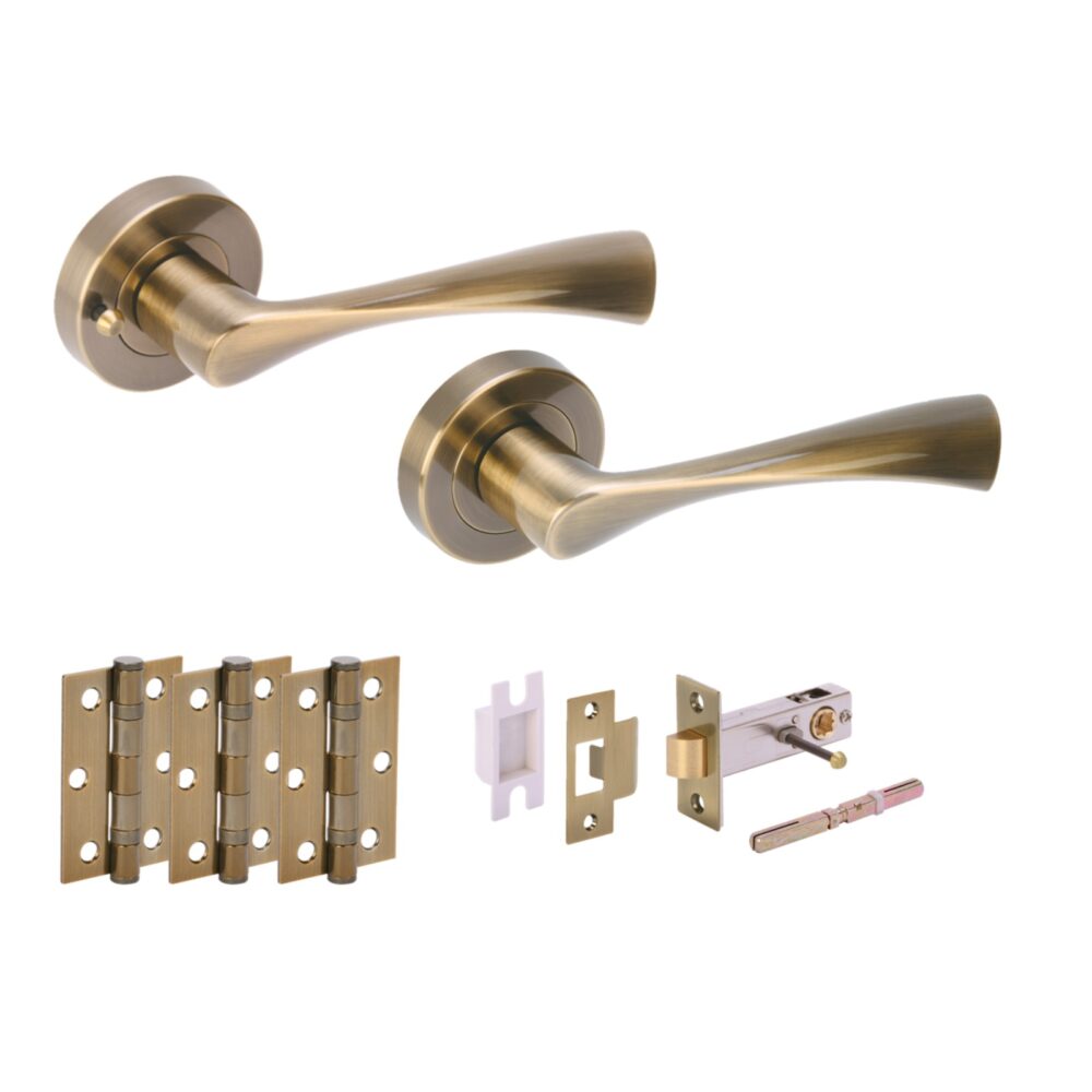 ZENA ABR Privacy Doorpack (x3 hinges) PREM Latch