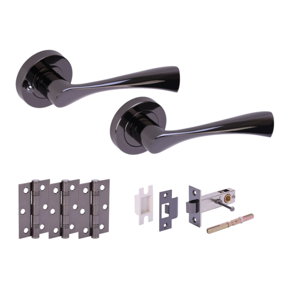 ZENA BNL Privacy Doorpack (x3 hinges) PREM Latch