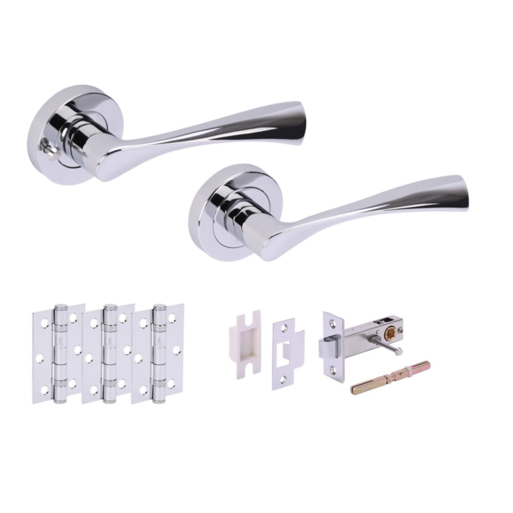 ZENA PCP Privacy Doorpack (x3 hinges) PREM Latch