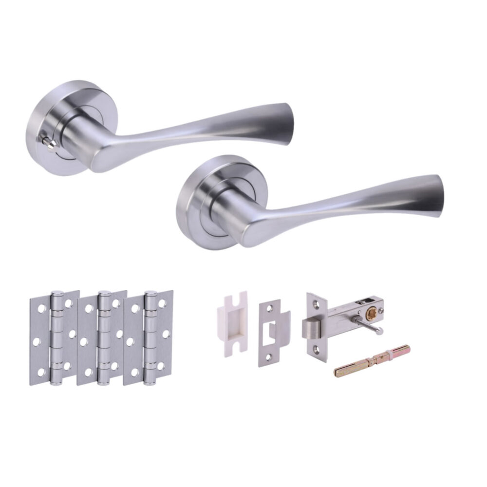 ZENA SCP Privacy Doorpack (x3 hinges) PREM Latch
