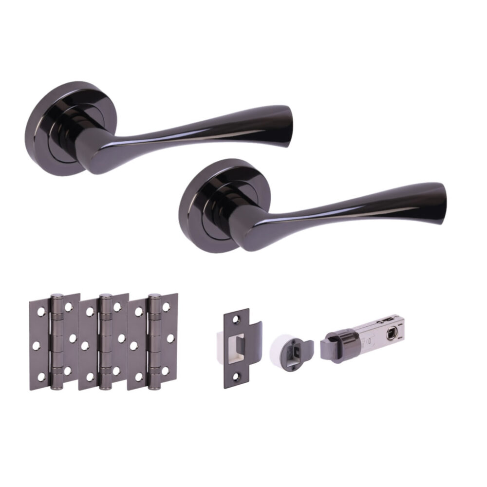 ZENA BNL Passage Doorpack (x3 hinges) BULLET Latch