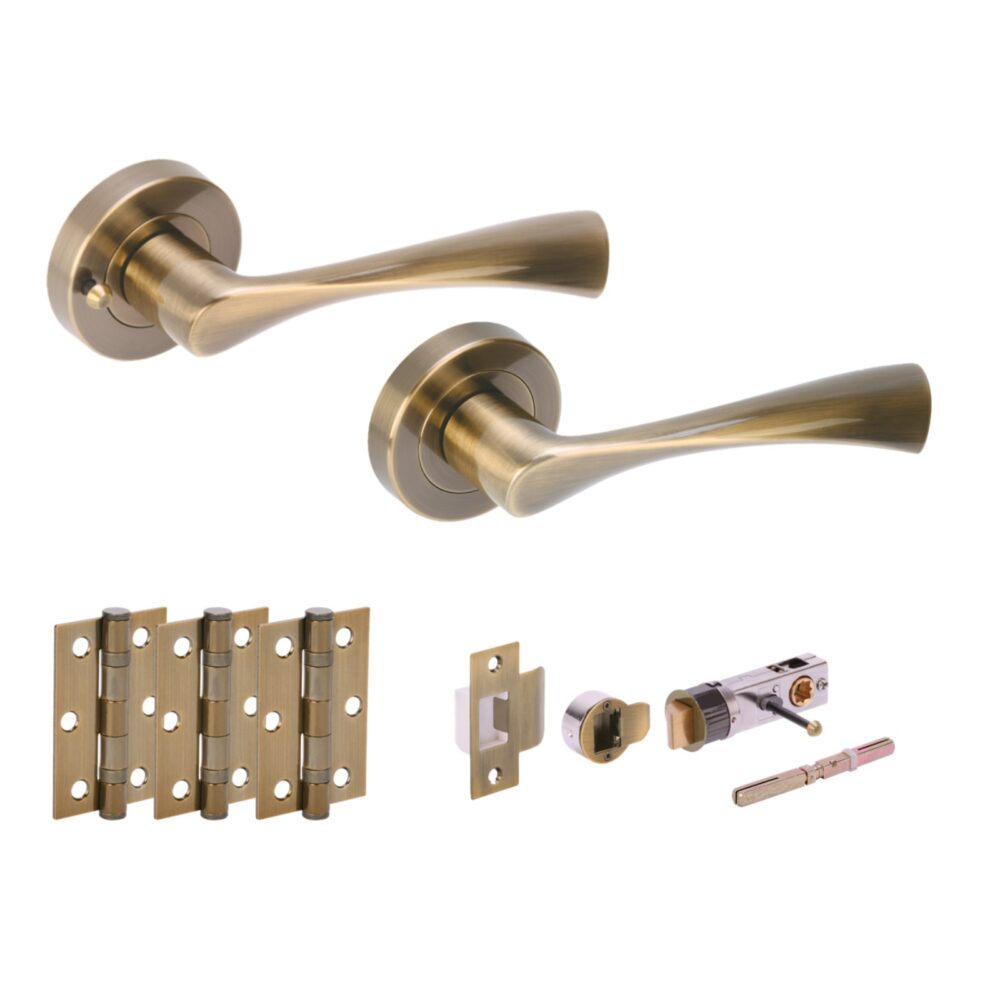 ZENA ABR Privacy Doorpack (x3 hinges) BULLET Latch