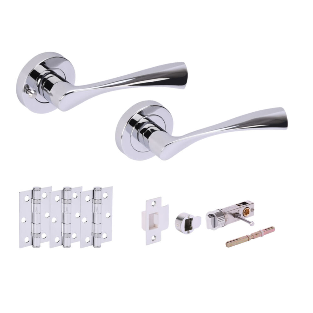 ZENA PCP Privacy Doorpack (x3 hinges) BULLET Latch