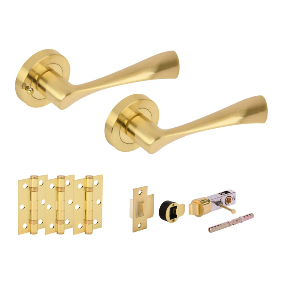 ZENA SB Privacy Doorpack (x3 hinges) BULLET Latch