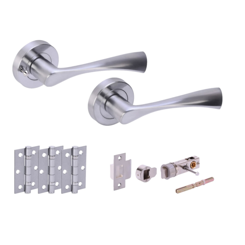 ZENA SCP Privacy Doorpack (x3 hinges) BULLET Latch