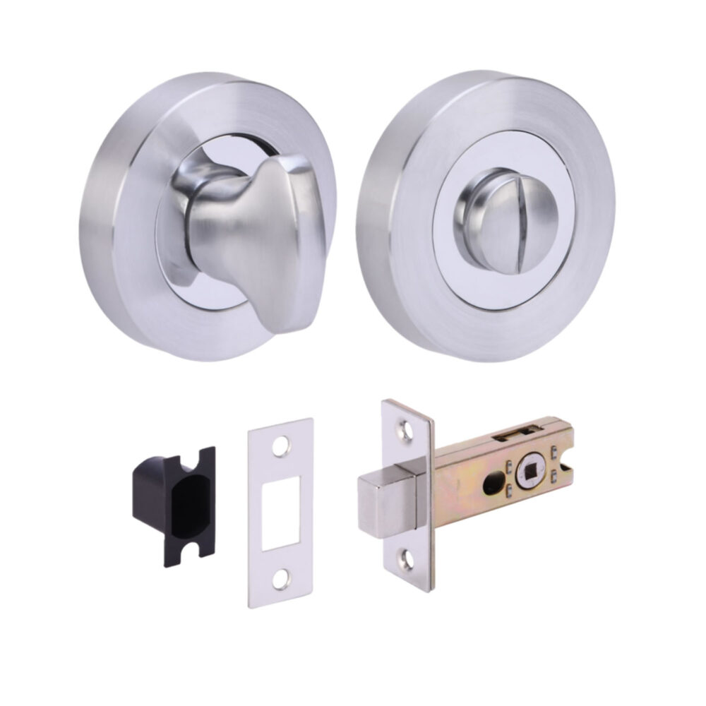 PCP/SCP Bathroom Turn / Release Accessory Doorpack - STD Deadbolt (45mm Backset)