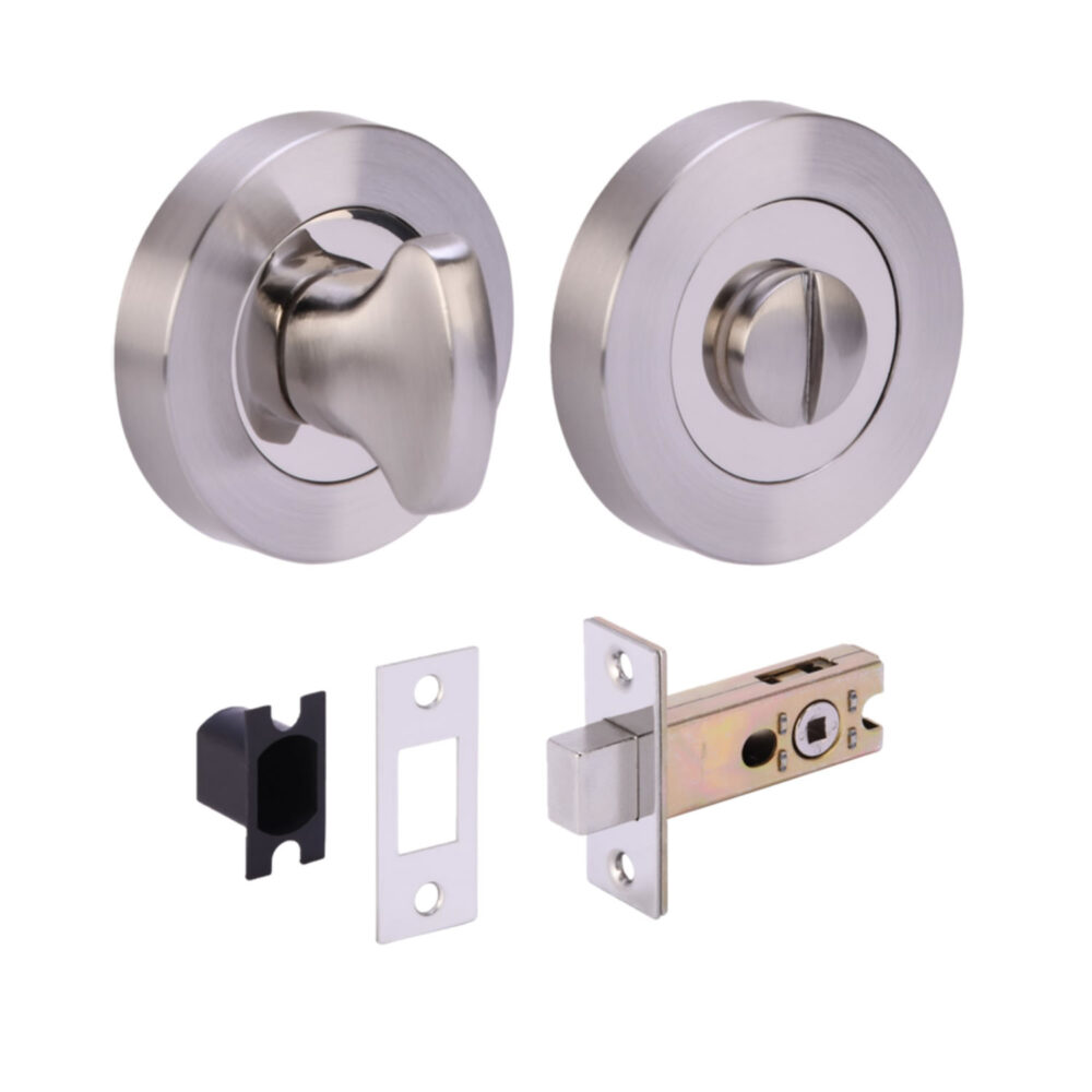 PNP/SNP Bathroom Turn / Release Accessory Doorpack - STD Deadbolt (45mm Backset)