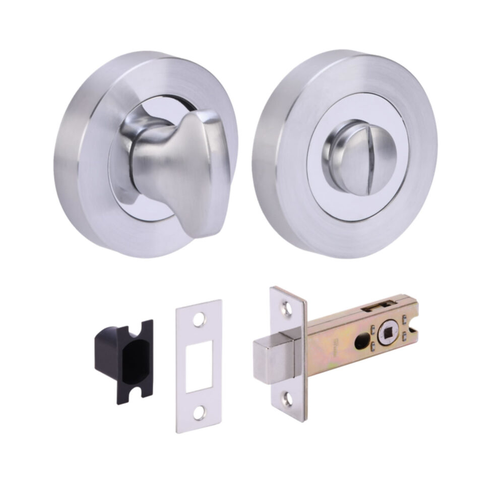 PCP/SCP Bathroom Turn / Release Accessory Doorpack - STD Deadbolt (57mm Backset)