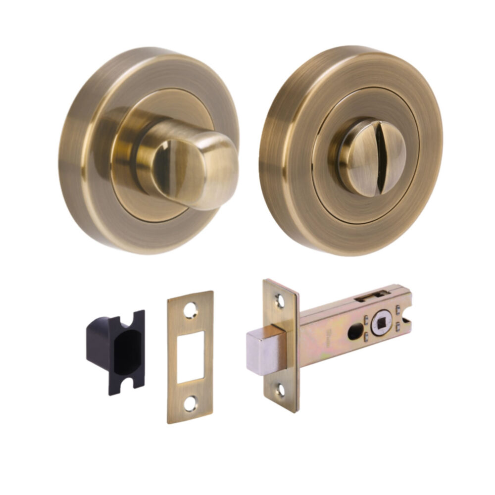 ABR Bathroom Turn / Release Accessory Doorpack - STD Deadbolt (57mm Backset)