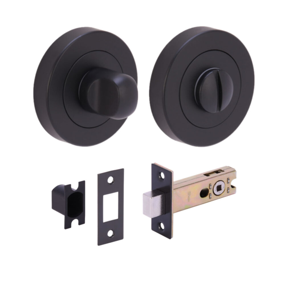 BM Bathroom Turn / Release Accessory Doorpack - STD Deadbolt (57mm Backset)