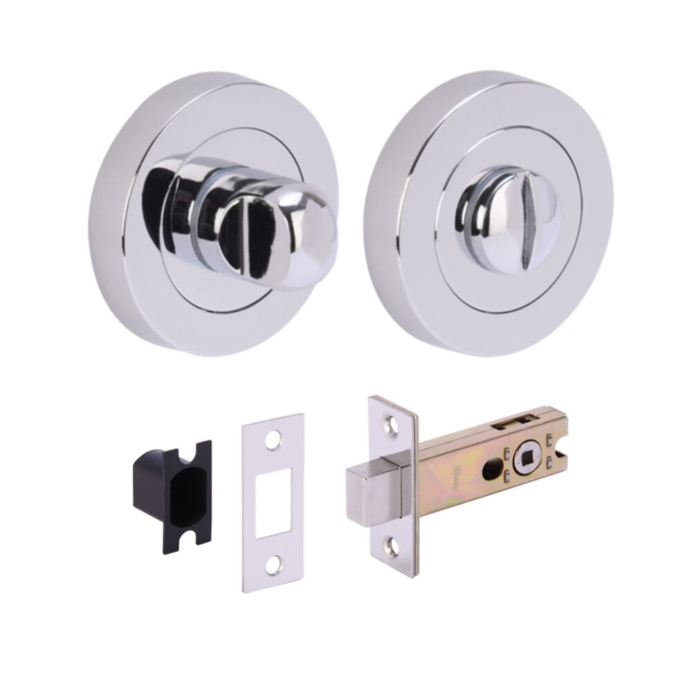 PCP Bathroom Turn / Release Accessory Doorpack - STD Deadbolt (57mm Backset)