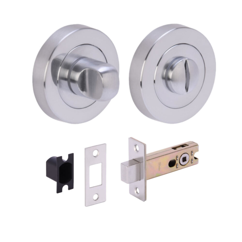 SCP Bathroom Turn / Release Accessory Doorpack - STD Deadbolt (57mm Backset)