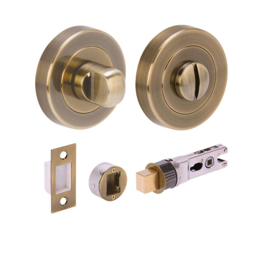 ABR Bathroom Turn / Release Accessory Doorpack - BULLET Deadbolt (57mm Backset)