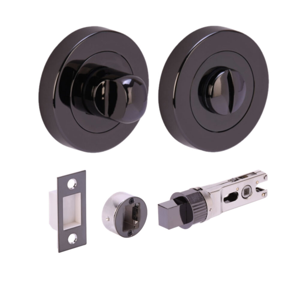 BNL Bathroom Turn / Release Accessory Doorpack - BULLET Deadbolt (57mm Backset)