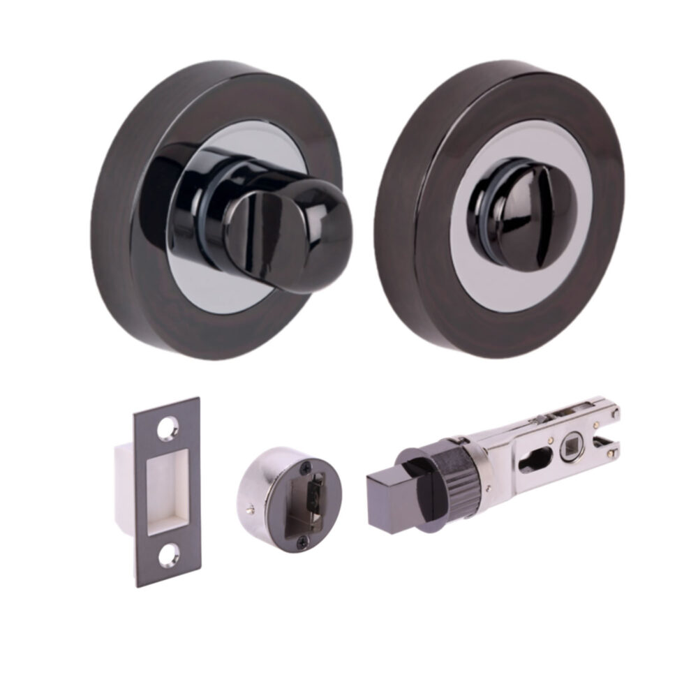 BNL/PCP Bathroom Turn / Release Accessory Doorpack - BULLET Deadbolt (57mm Backset)